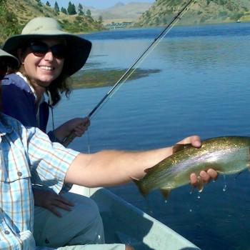 Montana Rainboe Trout fishing