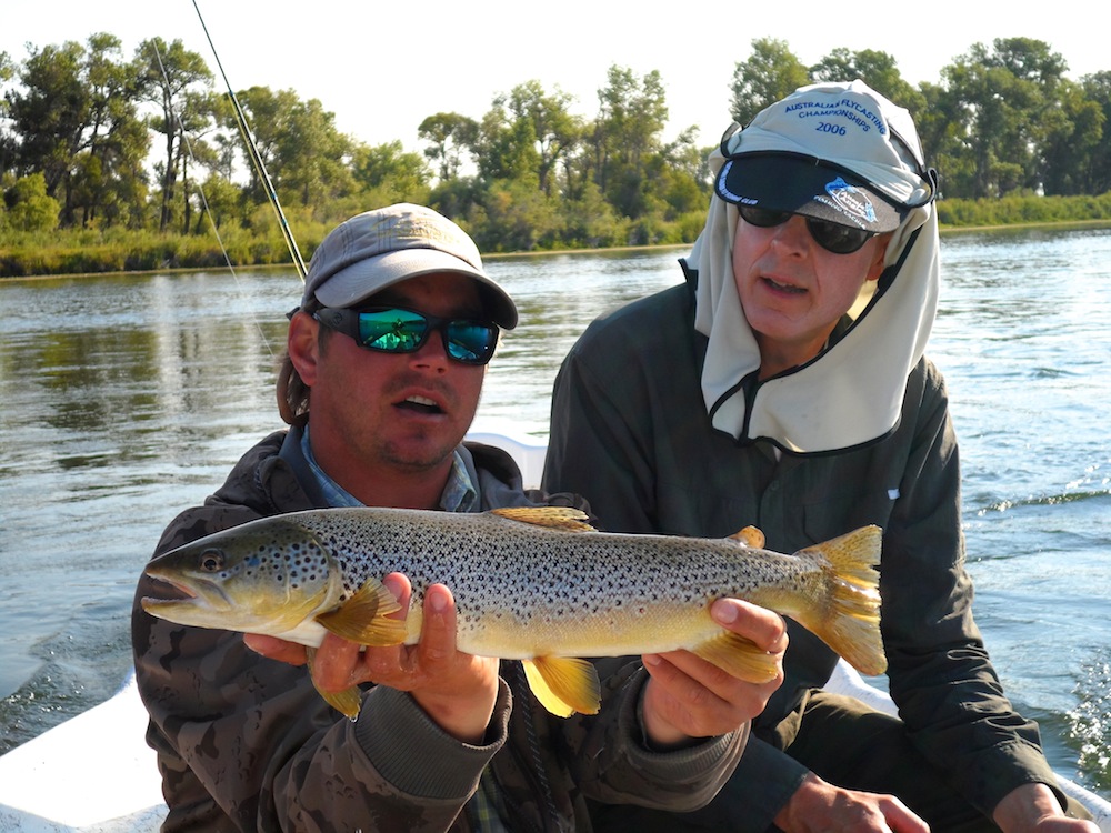 Missouri River dry fly fishing