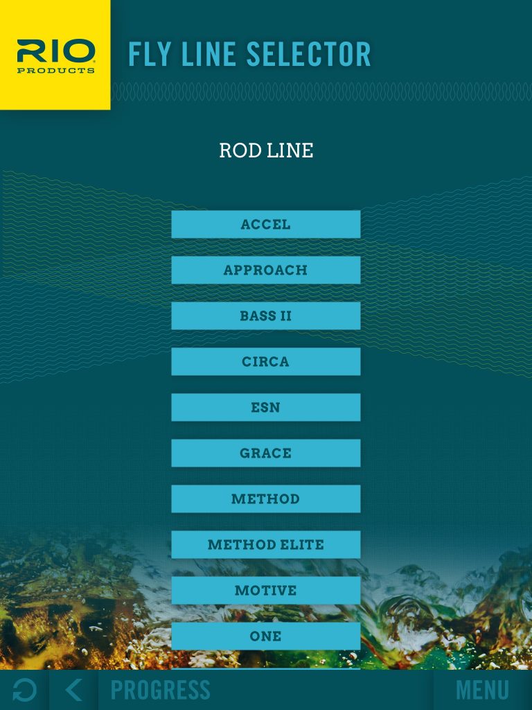 RIO Line Selector App for your IOS or Apple