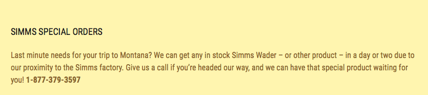 SIMMS Headhunters Special Orders