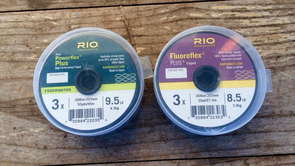 RIO, Scientific Angler, and TroutHunter Tippet Comparison