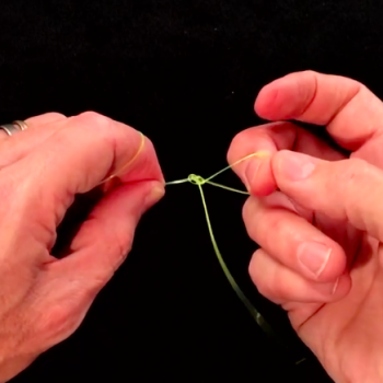 Three fly fishing loop knots, how to tie them, how to join them