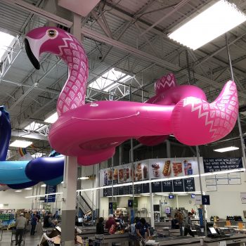 "Hatred for guides overtaken by Massive Pink Flamingo Floaty"