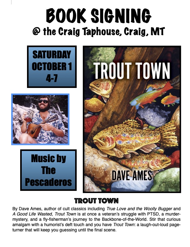 Dame Ames Book Signing @ the Craig Tap House, and the Pescadores October 1st 4-7